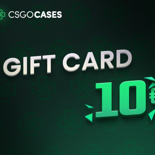 CsgoCases - 10€ כרטיס מתנה