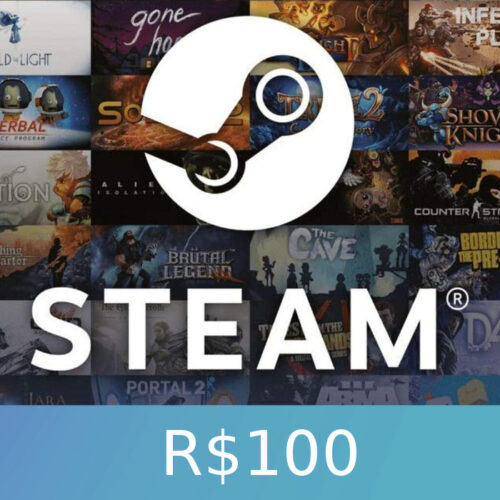 כרטיס מתנה של Steam קוד הפעלה גלובלי של 100 BRL