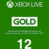 Xbox Live GOLD Subscription Card 12 Months Xbox Live GLOBAL