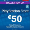 שובר מתנה PlayStation Network 50 EUR - PSN