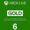 כרטיס מנוי Xbox Live GOLD למשך 6 חודשים Xbox Live ארצות הברית