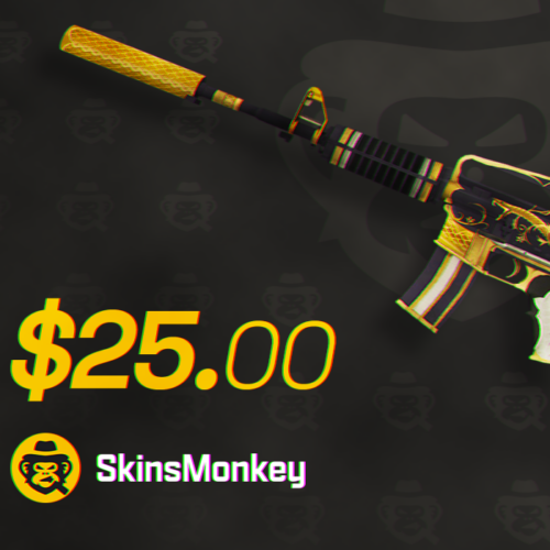 SkinsMonkey 25 USD כרטיס מתנה