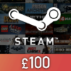 Steam Wallet Card £100 Global Activation Code