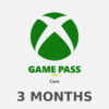 XBOX Game Pass Core 3 Months Subscription Card