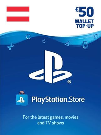 PlayStation Network Gift Card 50 EUR - PSN Austria