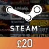 Steam Wallet Card £20 UK Activation Code
