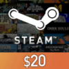 Steam Wallet Card $20 US Activation Code